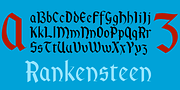 Rankensteen, a Blackletter Font by Ingrimayne Type (Thumbnail 4 of 6)