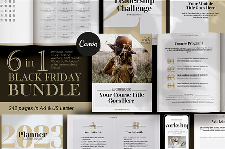 6-in-1 Canva templates for Creator, a Magazine Template by 3.14&Co