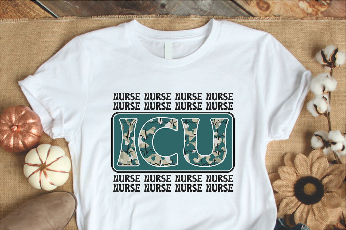 ICU Nurse Shirt Design, a Graphic by Vector Portal (Photo 6 of 6)