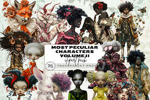 MOST PECULIAR CHARACTERS VOLUME II, a Person Illustration by Daring Digies