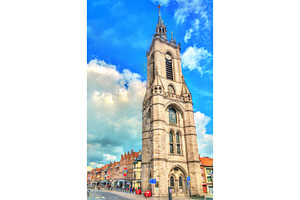 The Belfry of Tournai, a UNESCO world heritage site in Belgium, an Architecture Photo by Leonid Andronov