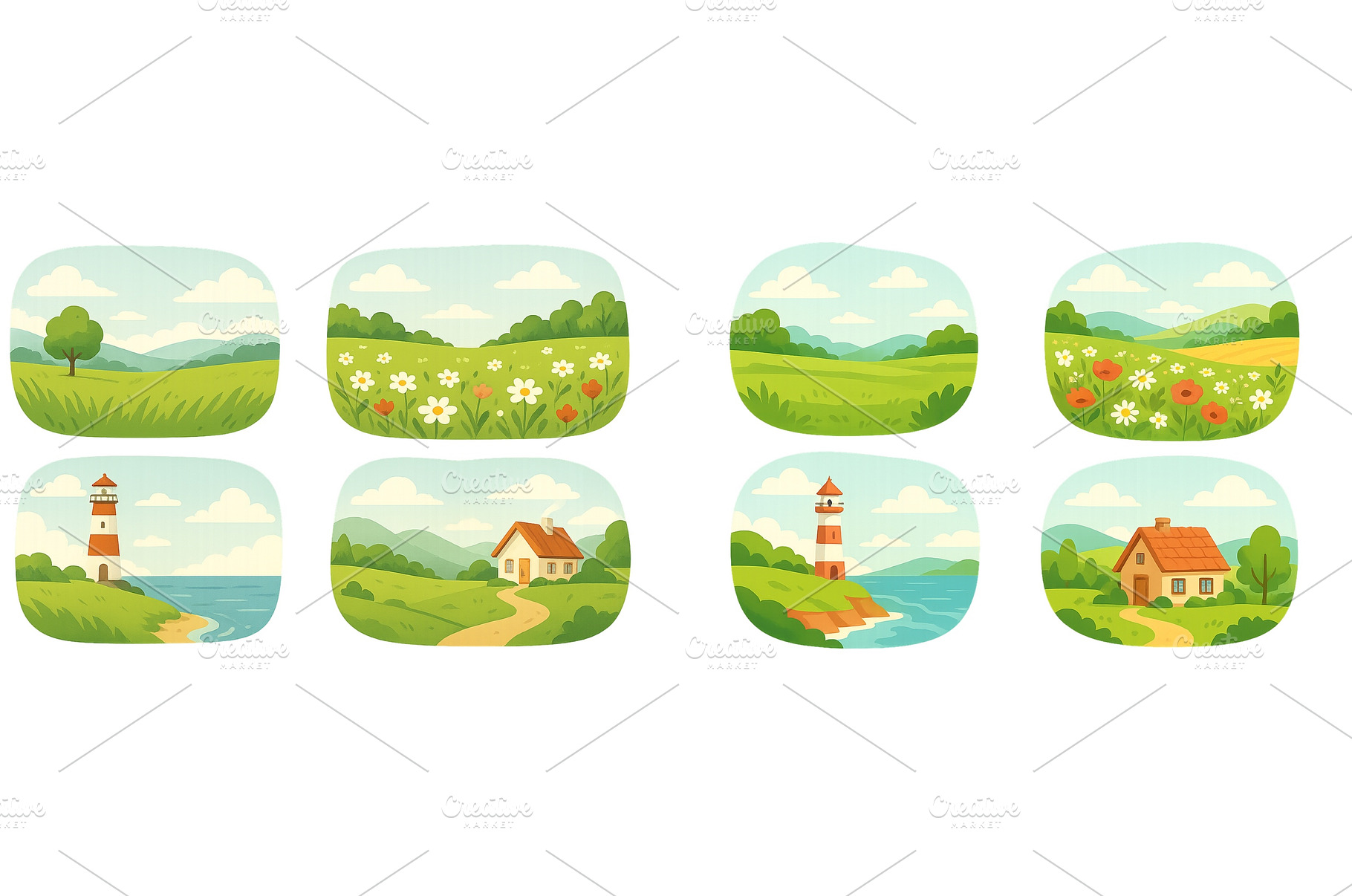 Scenic countryside landscape, a Nature Photo by ZinetroN