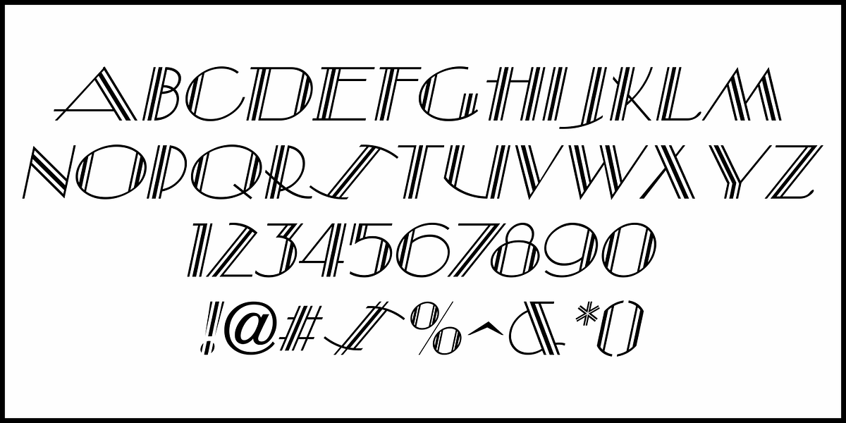 Theater Alley JNL, a Font by Jeff Levine Fonts (Photo 5 of 5)