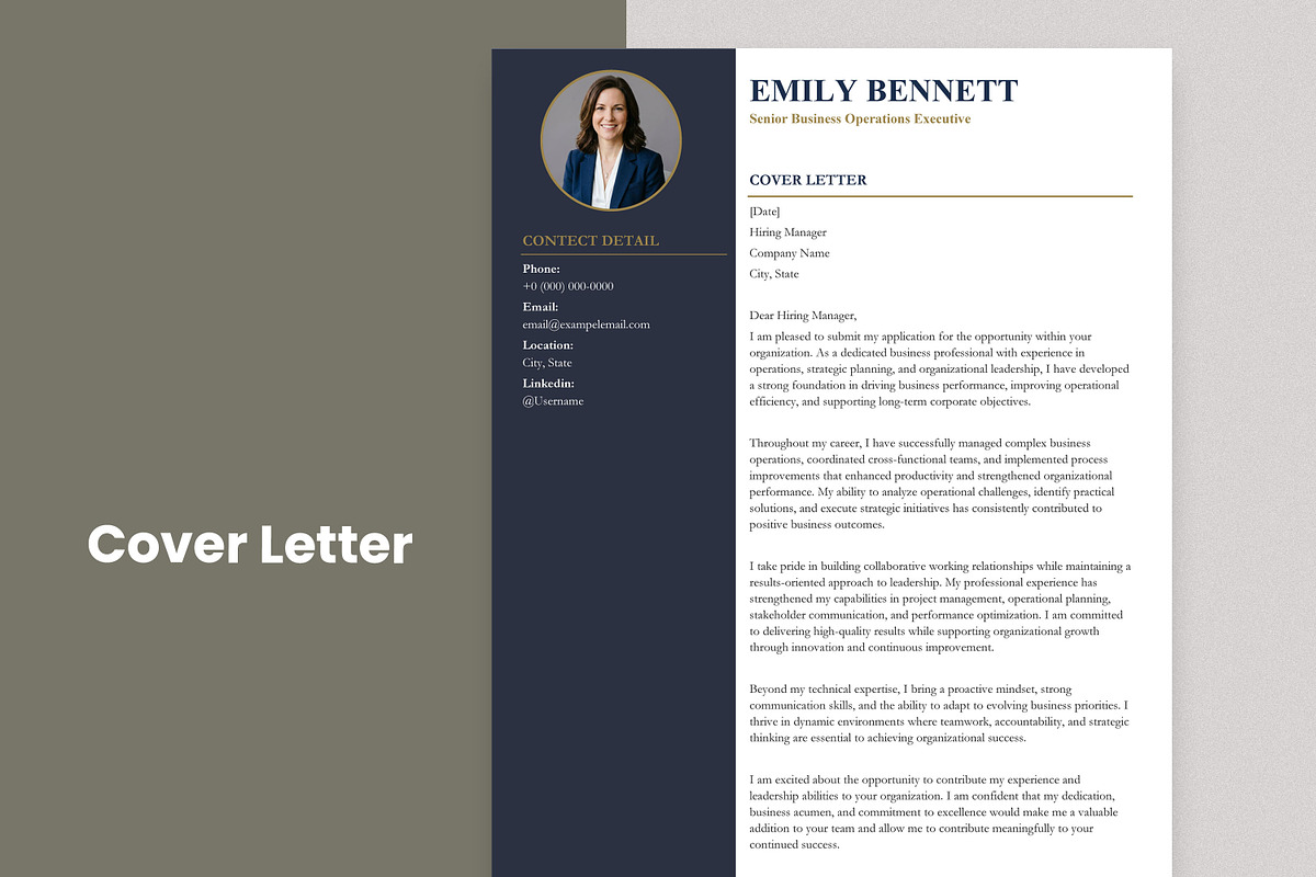 Professional Resume Template, a Resume Template by Anjum Ilyas (Photo 5 of 7)