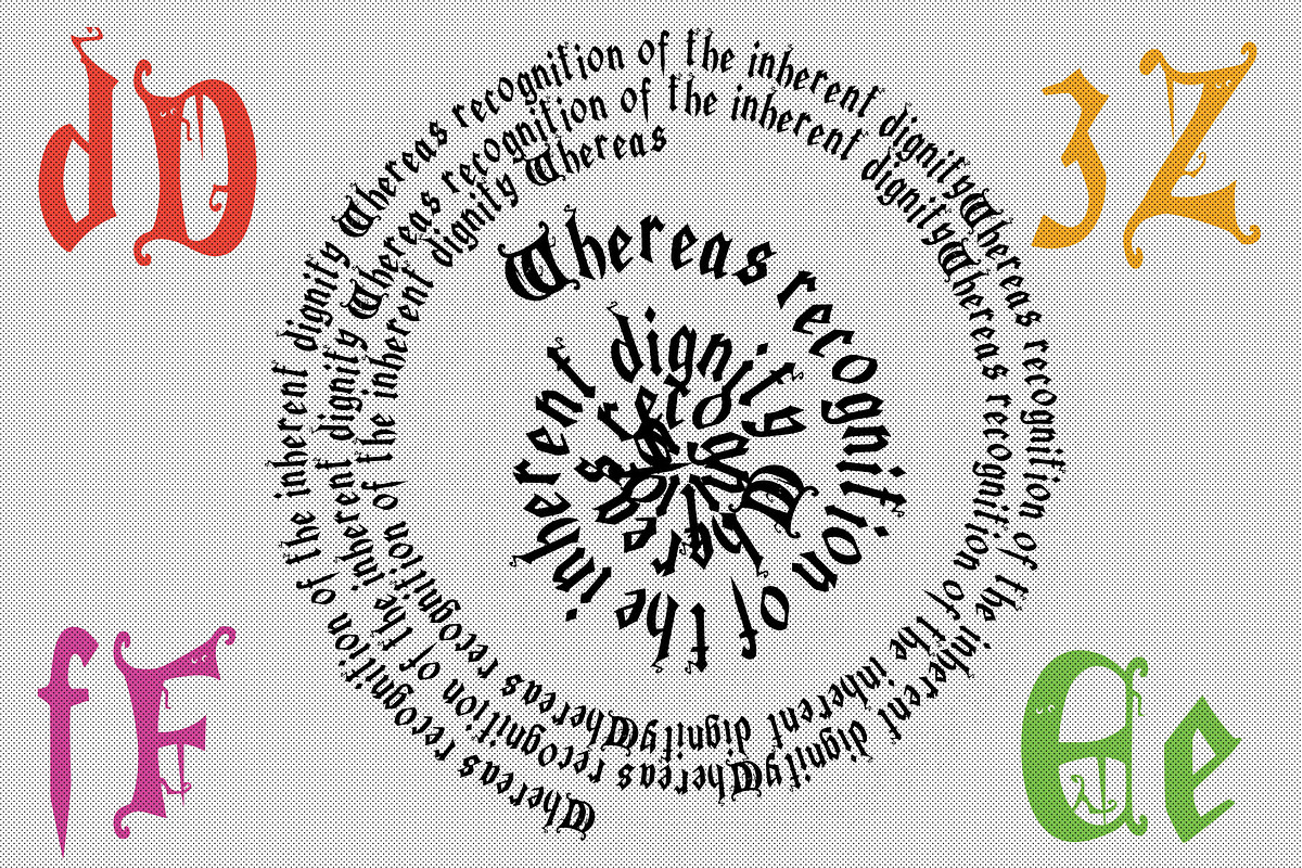 Wizard Letter Gothic, a Blackletter Font by cromatixclassroom (Photo 2 of 6)