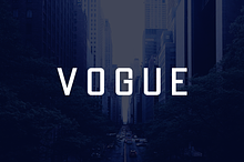 VOGUE - Display / Headline Typeface