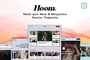 Hoom - News & Magazine NextJS, a React Template by AliThemes