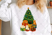 Cute Cats Christmas Tree, an Illustration by Craft Nest (Thumbnail 3 of 6)