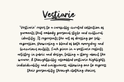 Vestiarie Handwritten Font, a Handwritten Font by Sofia Skoog (Thumbnail 7 of 12)