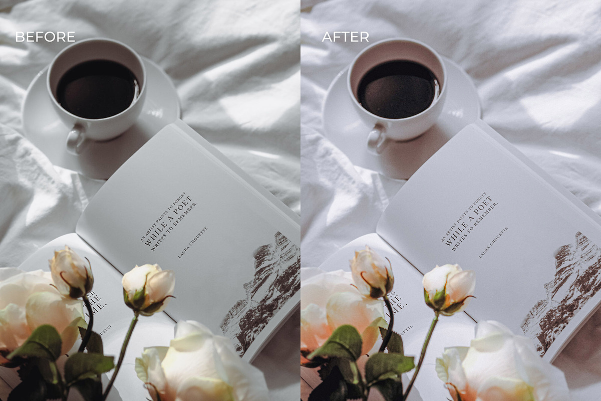 10 BOOKSTAGRAM LIGHTROOM PRESETS, an Action Add-On by Emma Kate Creative (Photo 5 of 10)