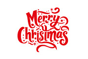 Merry Christmas hand lettering, an Illustration by Triple M Graphics (Thumbnail 4 of 5)