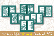 Leaflet templates in Oriental style, a Templates & Theme by BEZIL-ART (Thumbnail 2 of 3)