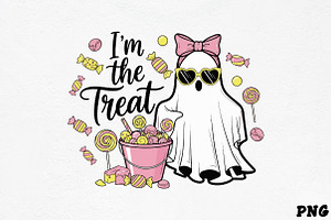 I'm the Treat Ghost SVG PNG, an Illustration by CrexoraLab