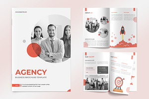 Agency Business Brochure Template, a Brochure Template by graphypix
