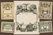 Antique Family Records - Blank, a Texture Graphic by Blue Line Design (Thumbnail 5 of 17)