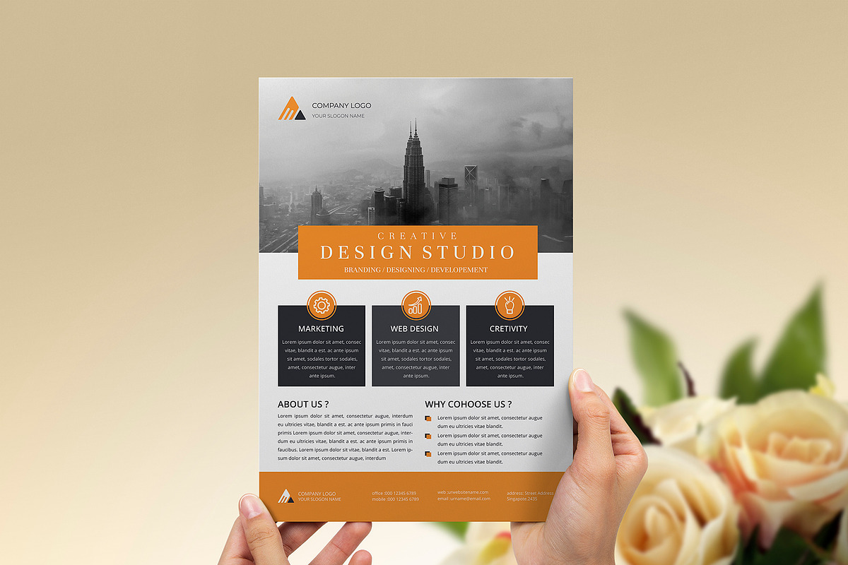 Corporate Business Flyer Template, a Flyer Template by Mazharul Islam (Photo 2 of 7)