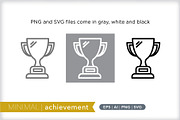 Minimal achievement icons, an Outline Icon by Picture Window (Thumbnail 2 of 5)