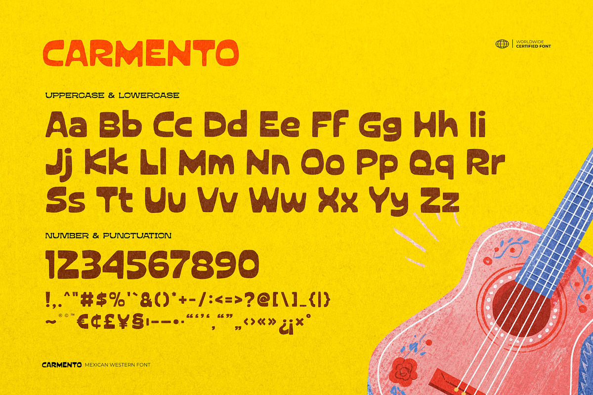 Carmento - Mexican Western Font, a Sans Serif Font by ikiiko (Photo 6 of 7)