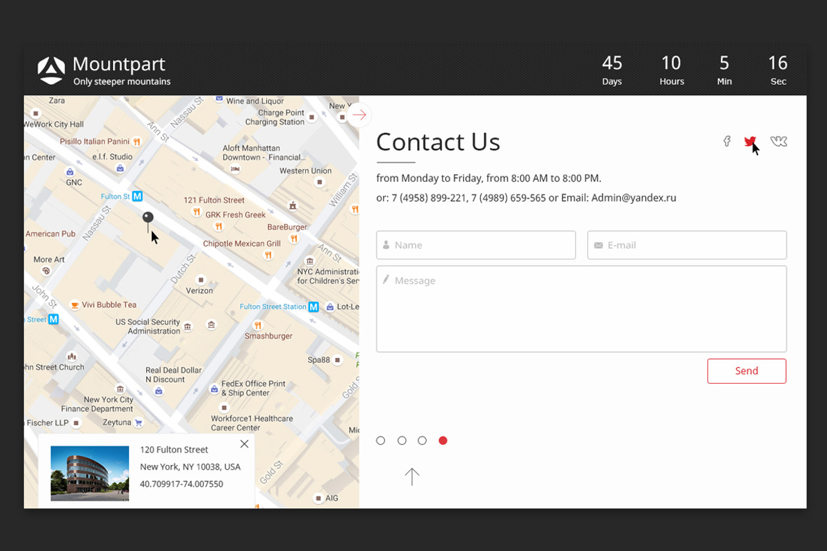 Mountpart – Coming Soon PSD, a Websites & App Template by NetGon_Tech's Shop (Photo 6 of 7)