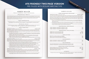 ATS Friendly Resume Template / CV