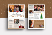 Christmas Newsletter Template, a Flyer Template by crazyOWL (Thumbnail 2 of 3)