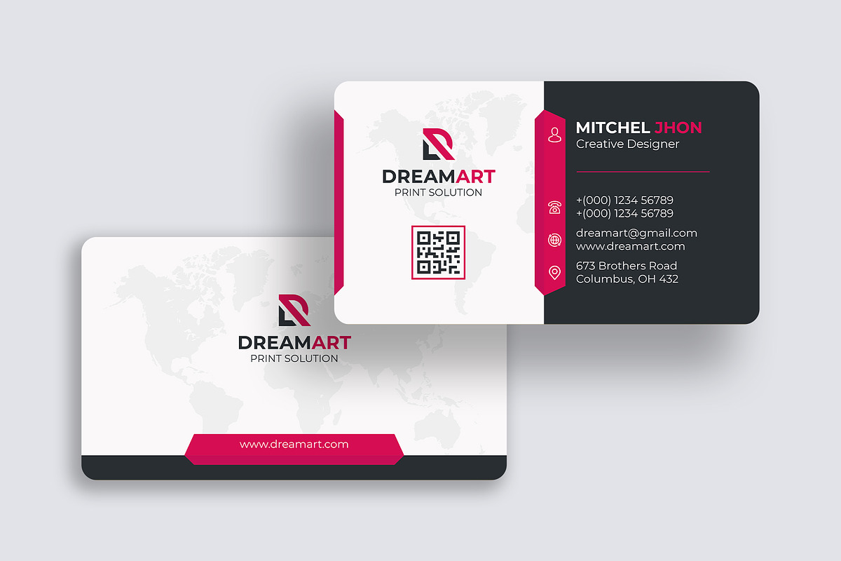 Corporate Business Card Template, a Business Card Template by GFXCity (Photo 3 of 4)