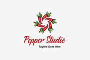 Pepper Studio Logo, a Branding & Logo Template by MotionMount (Thumbnail 1 of 5)