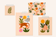 Moon Tiger Playful Graphics Bundle, an Illustration by Katerina Osa (Thumbnail 2 of 13)