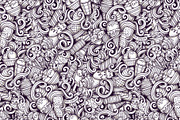 Ice Cream Graphics Doodle Patterns, a Pattern Graphic by BALABOLKA (Thumbnail 5 of 6)