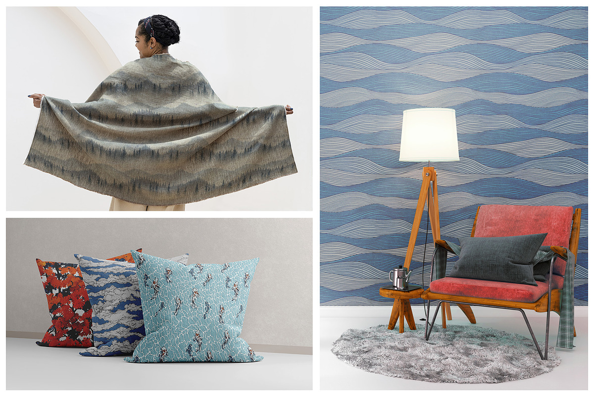 Asian Seamless Patterns, a Pattern Graphic by Michael Rayback Design (Photo 15 of 16)