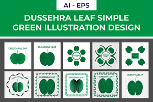 Dussehra Leaf, an Illustration by Lakhan1998