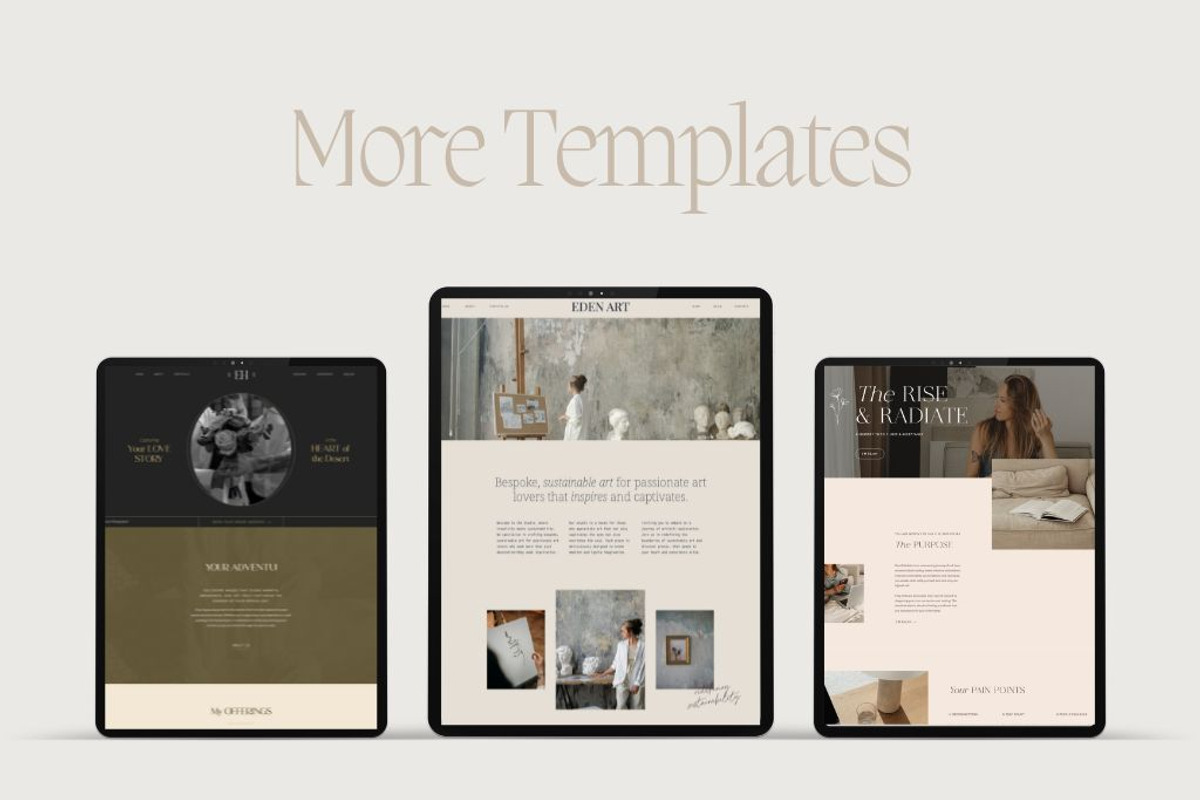 Showit Sales Page Template Coaches, a Websites & App Template by Starline Creative (Photo 2 of 7)