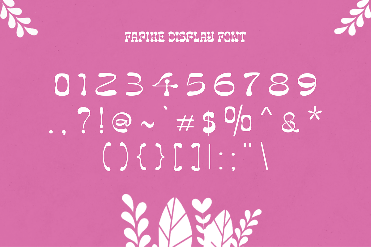 Fapihe Groovy Font, a Font by Authentic Studio (Photo 6 of 6)