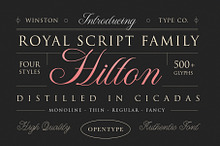 WT Hilton Script