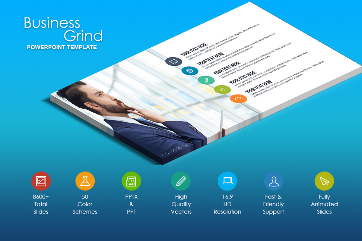 2019 Best Keynote Templates, a Presentation Template by Creative Slides (Photo 13 of 36)