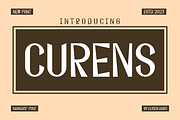Curens - Elegant Serif Font, a Serif Font by lelevien (Thumbnail 1 of 4)