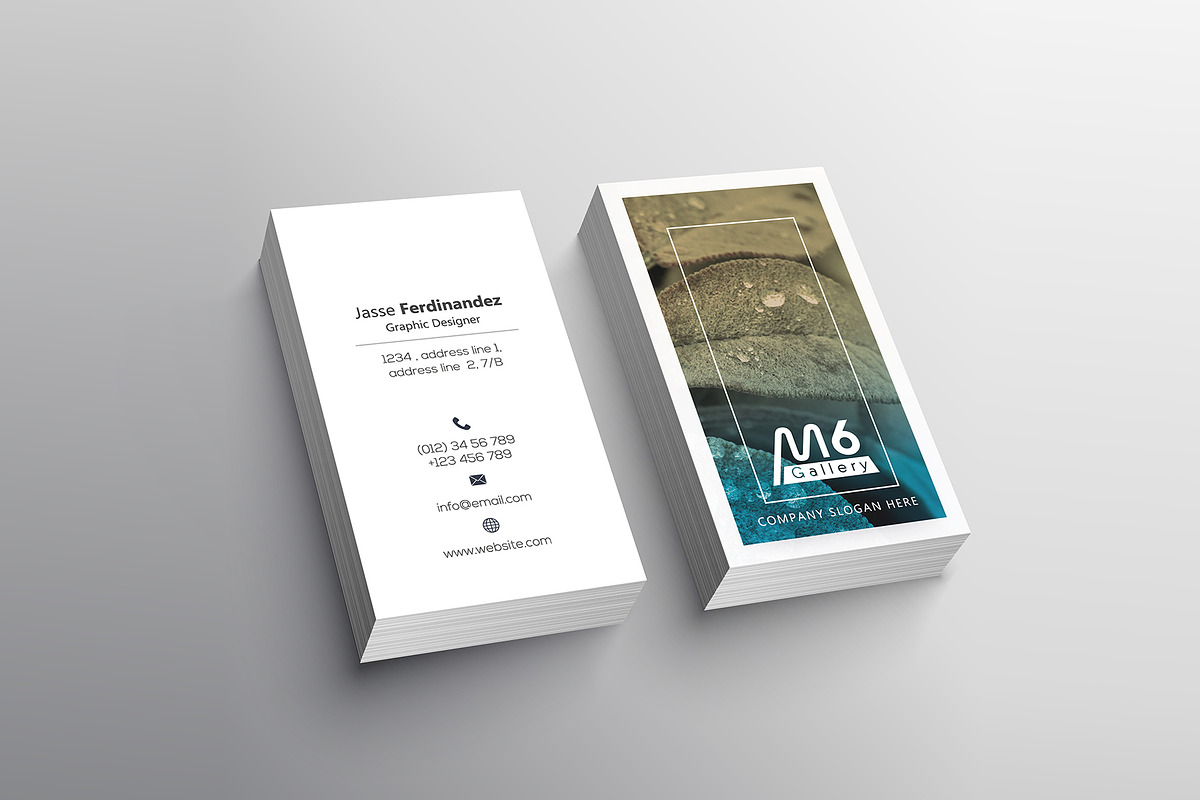 Unique 50 Business Card Bundle, a Business Card Template by M6 Gallery (Photo 40 of 151)