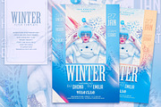 Winter Flyer Template, a Flyer Template by InTheSky15 (Thumbnail 1 of 3)