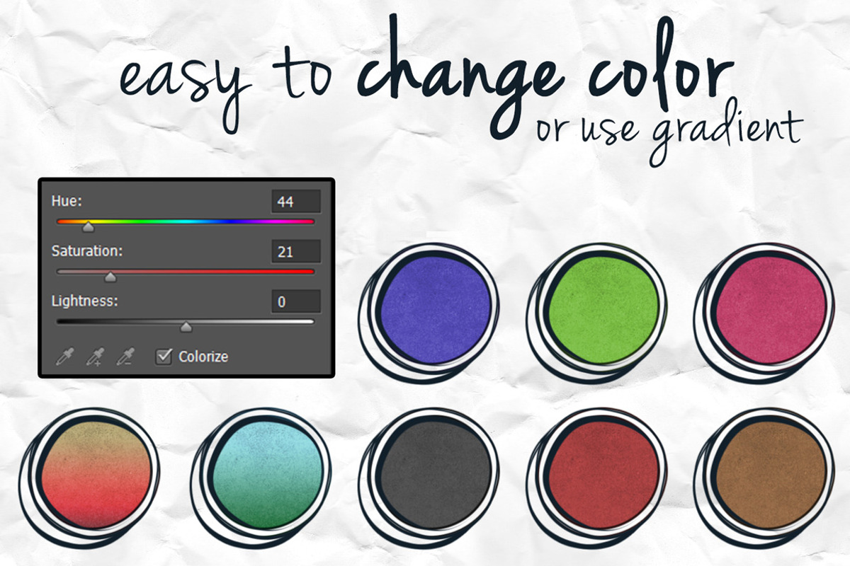 3D Ink Watercolor Actions - 300DPI preview 3