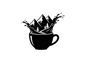 Mountain Coffee Cup Design Bundle, an Illustration by yasushie (Thumbnail 29 of 31)