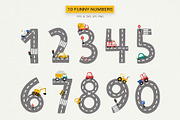 Happy Cars – Kids Clipart Set, a Transportation Illustration by Irina Ostapenko (Thumbnail 4 of 11)