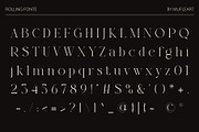 Rolling Fonte - Luxury Typeface, a Serif Font by Muflieart (Thumbnail 4 of 12)