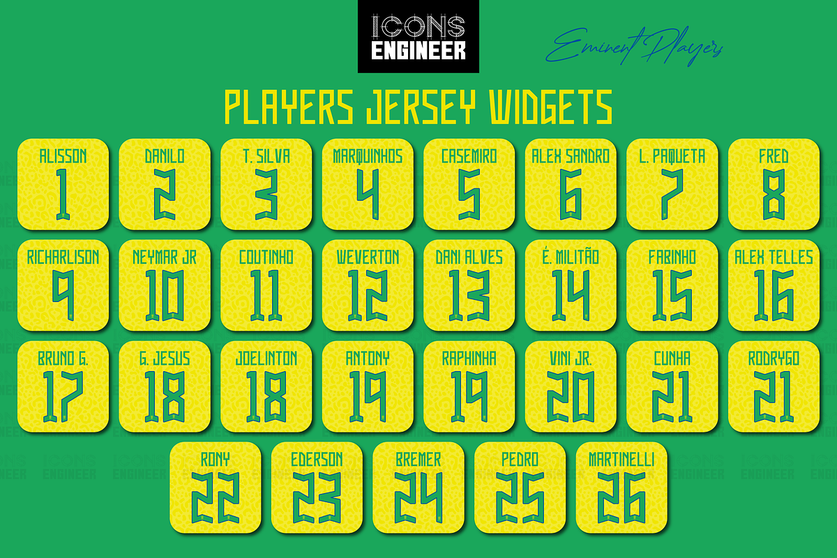 Brazil Theme Pack | Home Kit, an Icon by IconsEngineer (Photo 5 of 11)