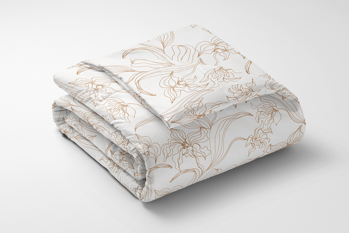 Outlined Orchids, a Decorative Illustration by MalyskaStudio (Photo 3 of 11)