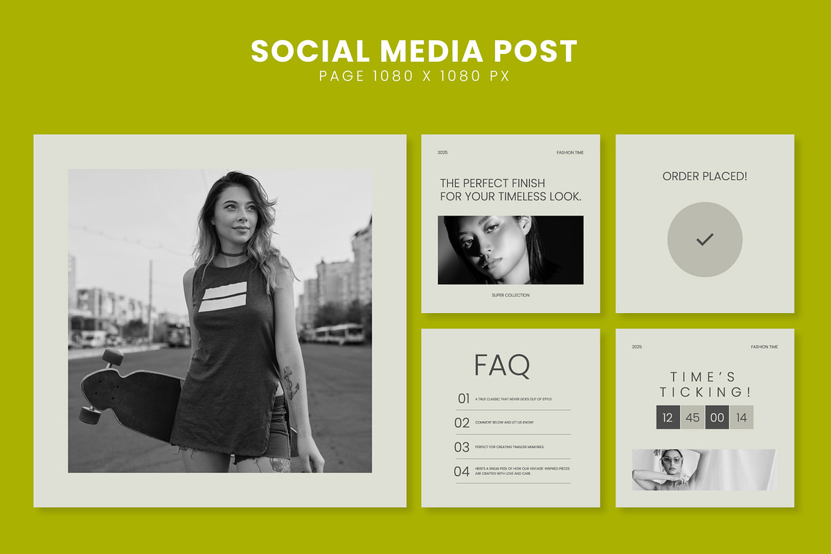Fashion Social Media Post Design, an UI Kit Template by ContestDesign (Photo 1 of 7)