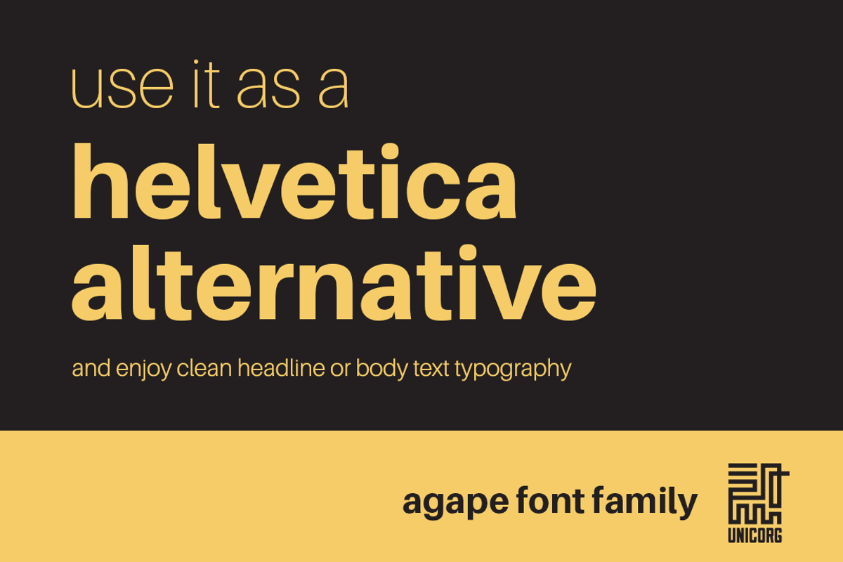 Agape Font Family preview 2