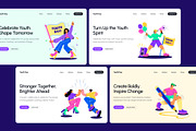 95 Youth Day Illustrations Bundle, a Person Illustration by Creative Stall (Thumbnail 5 of 12)