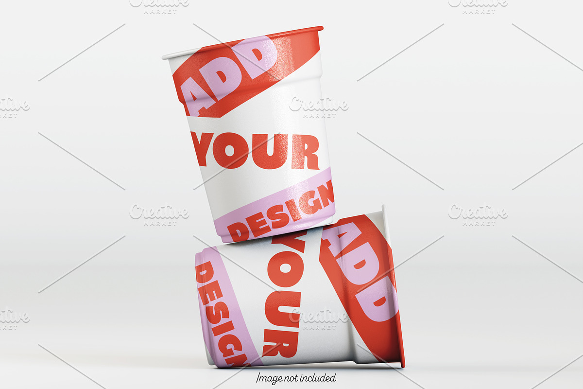 Cup plastic mockup bundles V1, a Packaging Mockup by Ambo Ampeng (Photo 19 of 19)