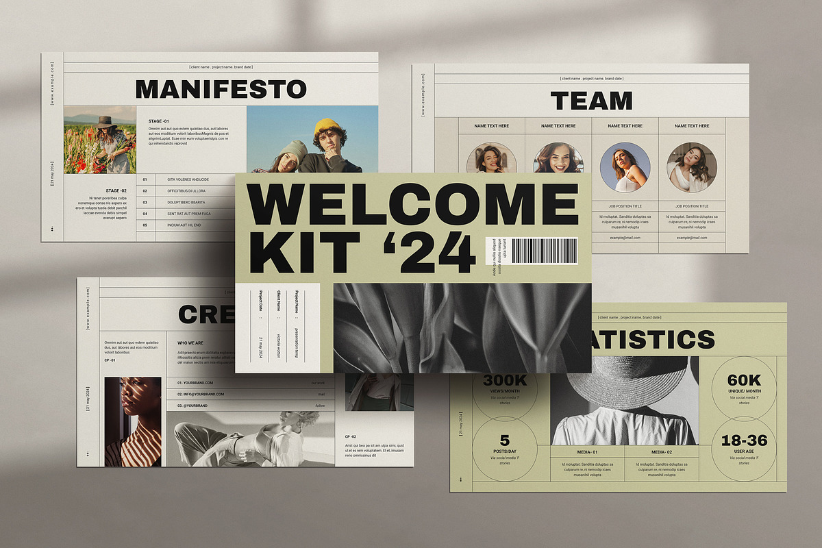 Client Welcome Kit Presentation, a Presentation Template by TemplatesForest (Photo 1 of 5)
