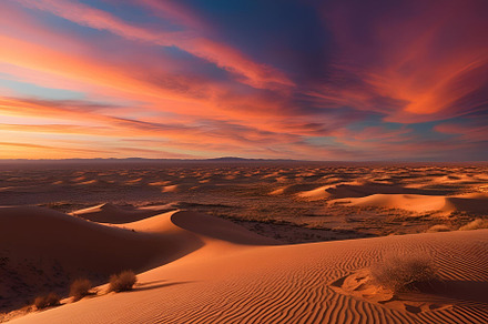 Desert landscape photograph, a Nature Photo by ComfortQ